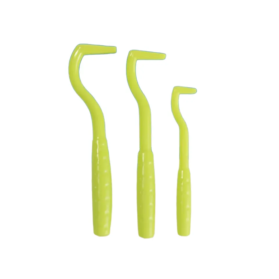 AMEEA Pet Tick Trap Set, accesoriu antiparazitar câini și pisici XS-XL, dispozitiv extracție capușe, verde, 3buc