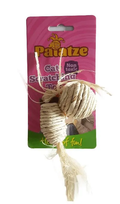 Paiatze Cat Sisal Minge&Soarece 4 cm W5606