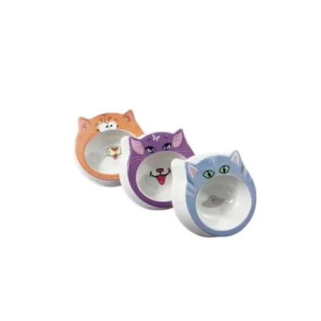 Castron din melamina Yommy Forma Pisica 17 x 17 x 4,5 cm
