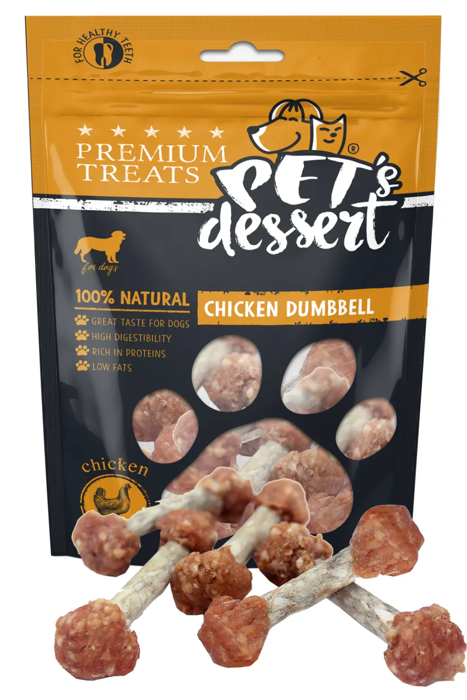 Pet s Desert Dog Chicken Dummbell LSC-26