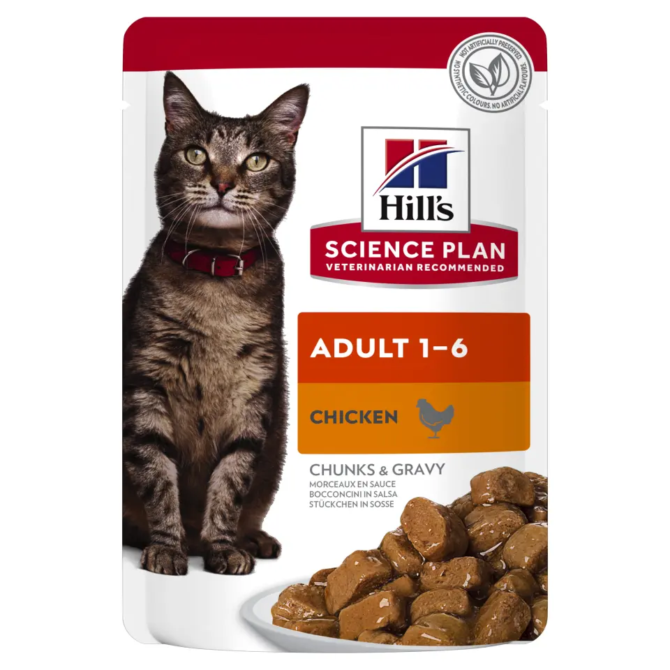 Hrana umeda pisici, Hill's Science Plan Feline Adult Chicken, 85 g
