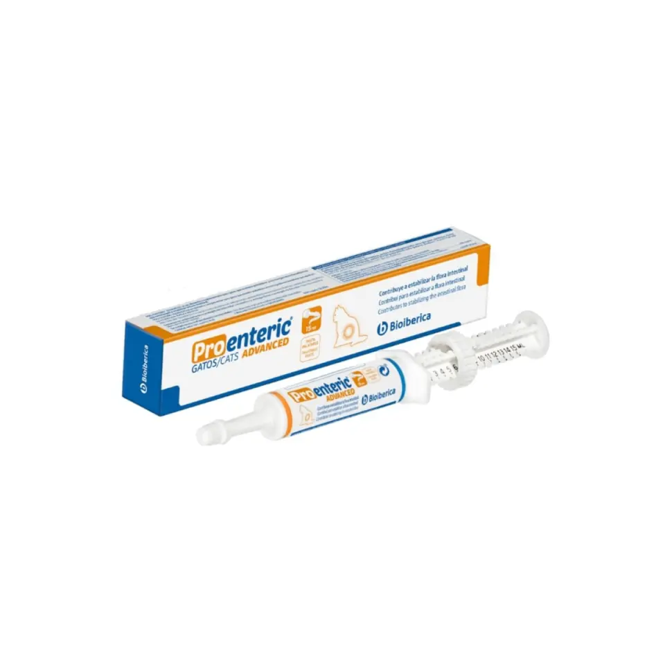BIOIBERICA Pro-Enteric Advance Cat, supliment sistem digestiv pisici, pastă orală