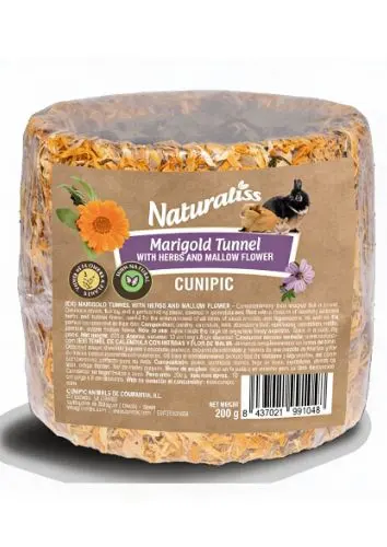 Cunipic Snacks Rozatoare Tunel Galbenele Cu Ierburi/Nalba 200 G