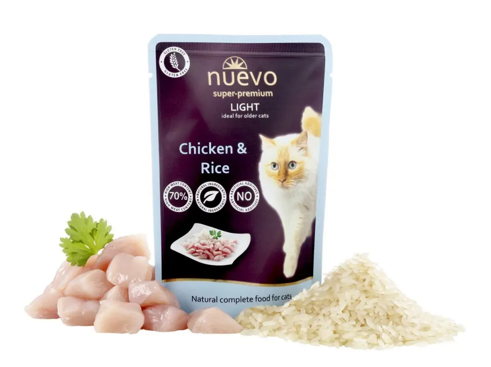 Nuevo Plic Light Pui si Orez 85g