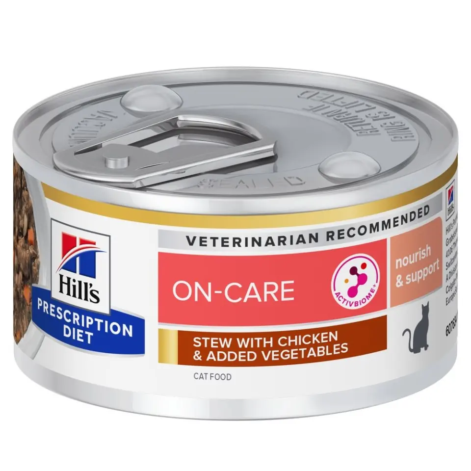 Hill's Prescription Diet Feline On-Care Chicken & Vegetables Stew, 82 g
