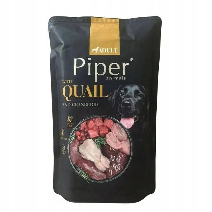 Piper Adult Dog, Prepelita si Merisoare, 500 g