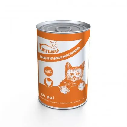 Mitzura Cat Cons Pui 415 g
