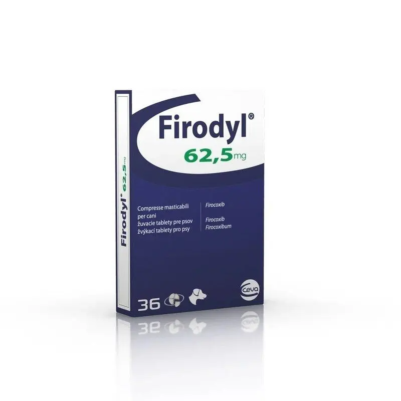 Firodyl 62.5 mg, 36 comprimate masticabile pentru caini