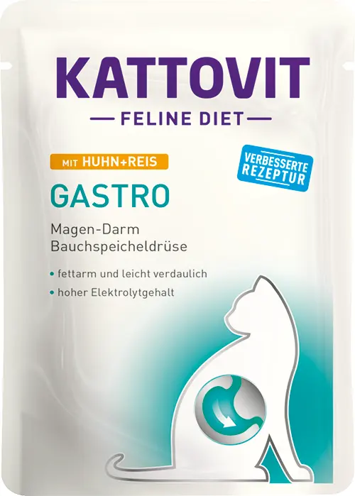 Plic Kattovit Gastro, Pui si Orez, 85 g