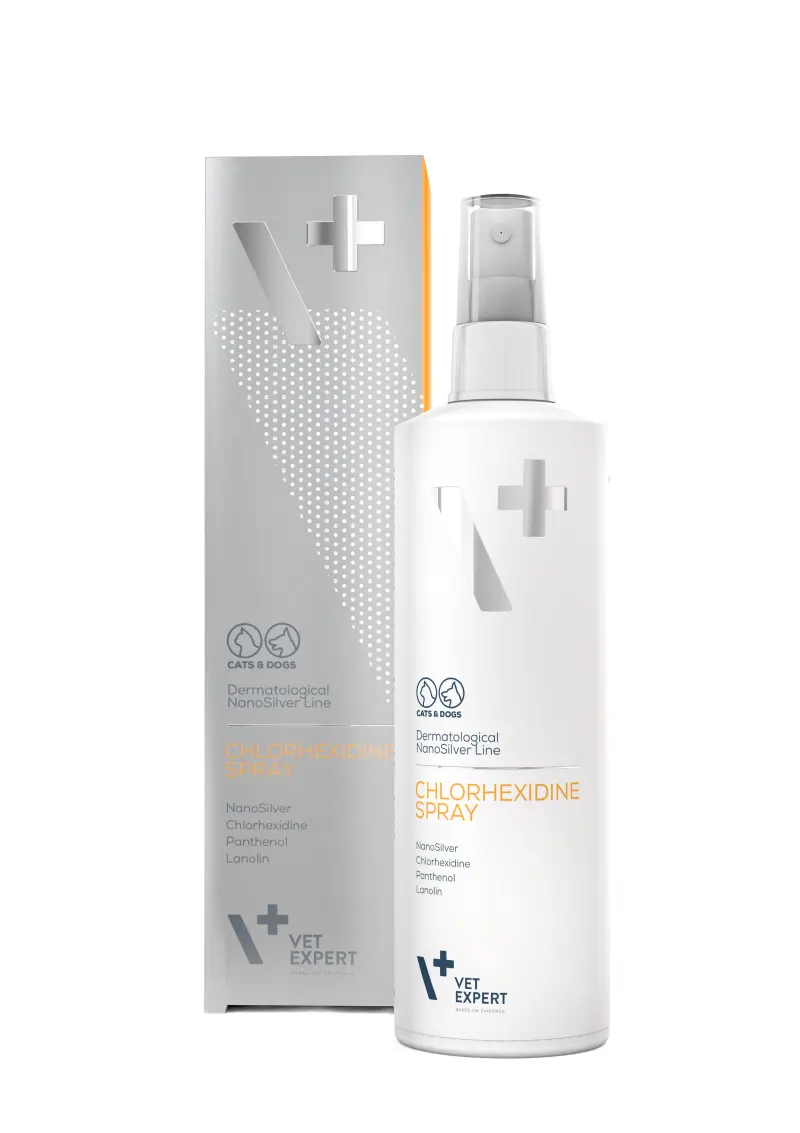 Spray Nanosilver VetExpert Clorhexidina 4%, 100 ml