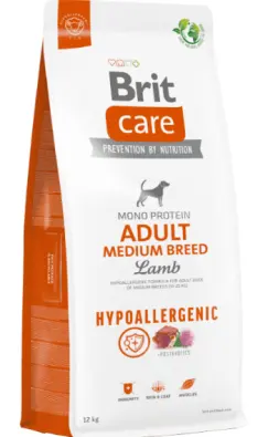 Brit Care Dog Hypoallergenic Adult Medium Breed Miel - 3-kg