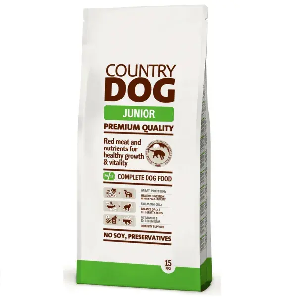 Hrana uscata pentru caini Country Premium Junior 15 kg