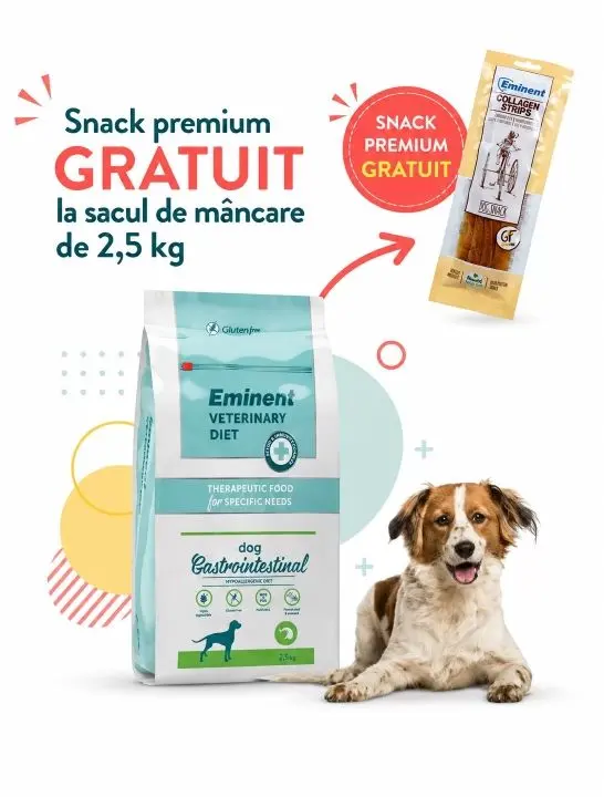 Dieta veterinara caini, Eminent Veterinary Diet Dog, Gastrointestinal, 2.5 kg