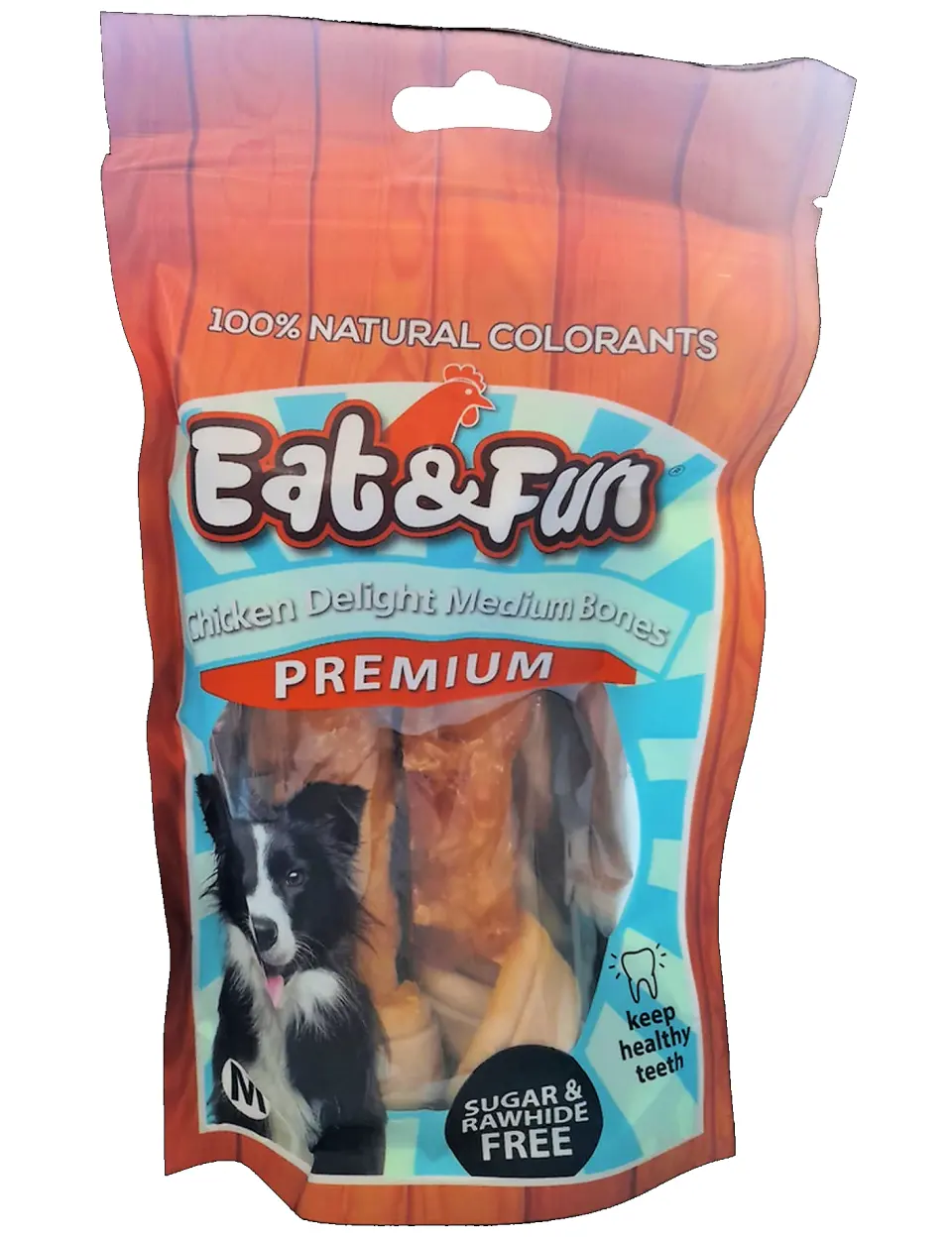Eat&Fun Recompense Caini Chicken Delights Medium Bones 160 g