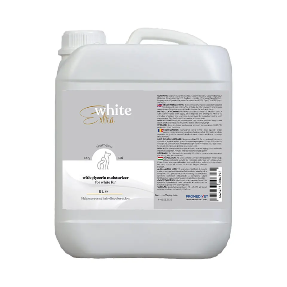 Sampon premium-vital extra white 5l