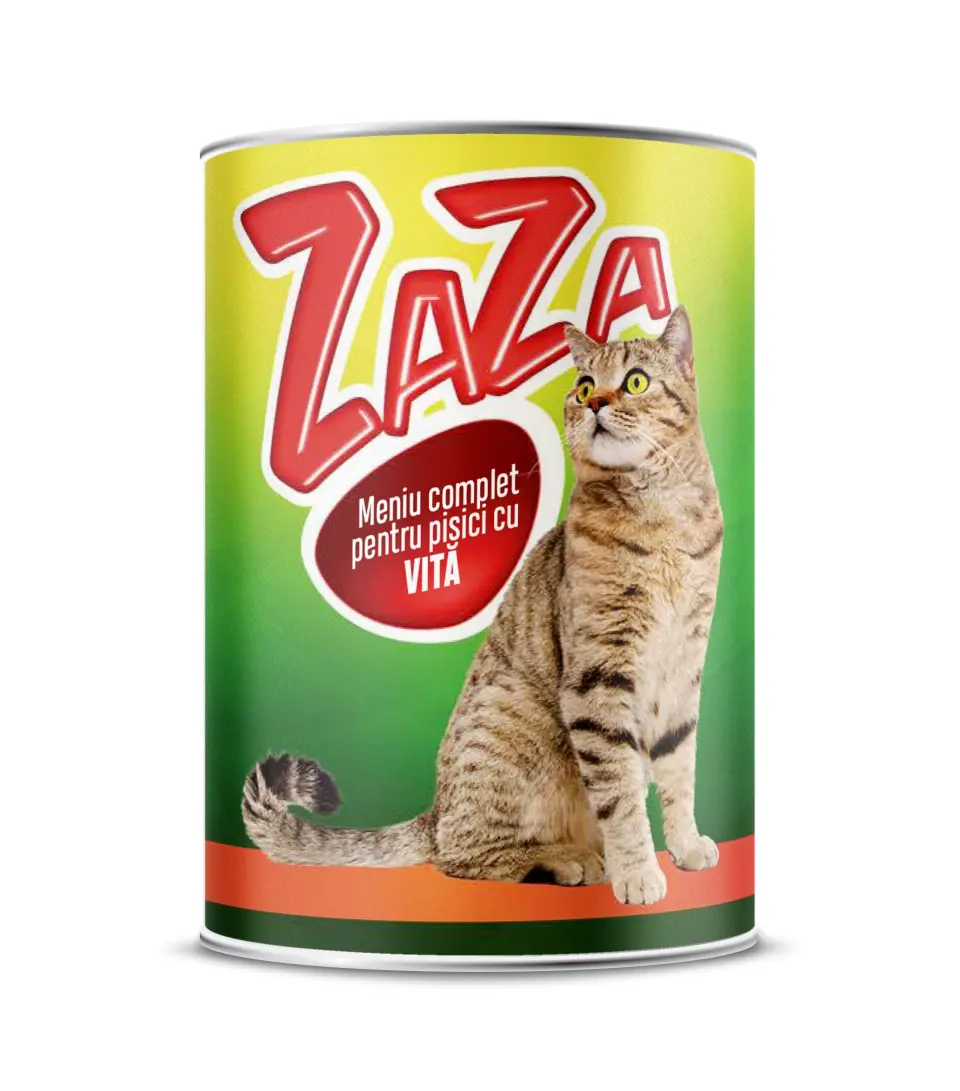 Hrana Umeda Completa pentru Pisici, Zaza, Carne de Vita, 415 g