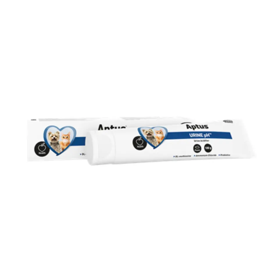 APTUS Urine Ph, supliment sistem urinar câini, pastă orală APTUS Urine Ph, XS-M, supliment sistem urinar câini și pisici, tub, 100g pastă orală