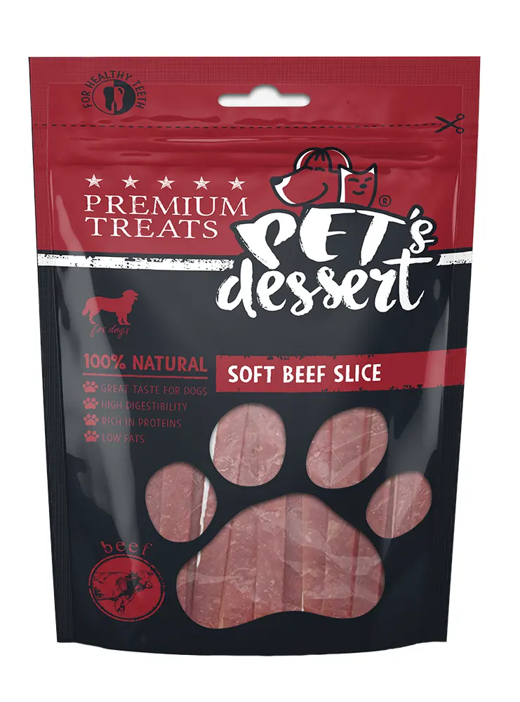 Pet s Desert Dog Soft Beef Slice 80 Gr LSB-02