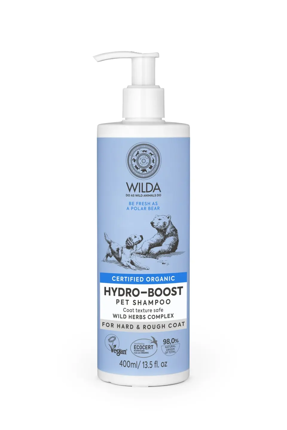 Sampon Wilda, Hydro Boost, 400 ml