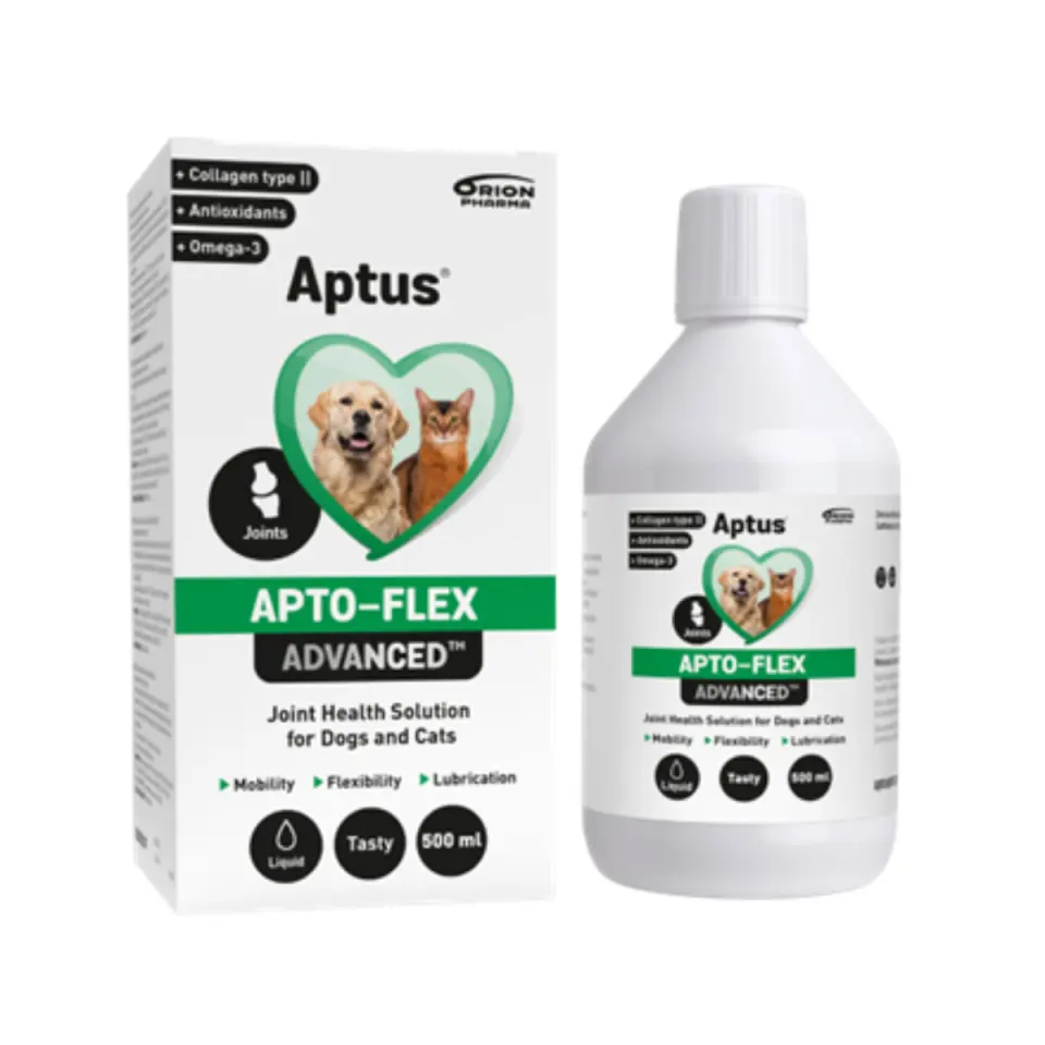 APTUS Apto-Flex Advanced, supliment sistem articular câini, suspensie orală