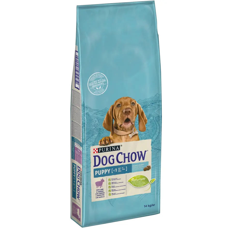 DOG CHOW Puppy, Miel, 14 kg