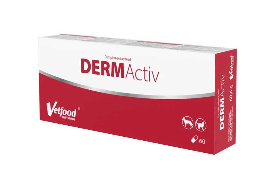 VetFood DERMACTIV, 60 capsule
