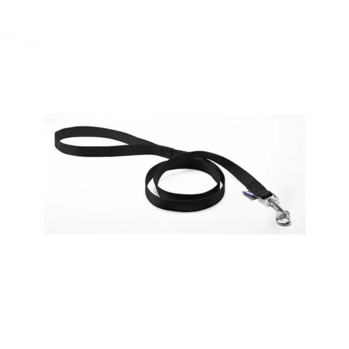 Lesa pentru caini din nylon neagra XXS 1 m 10 mm
