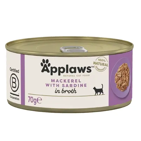 Hrana Umeda Pentru Pisici Applaws Cat Cons Senior File Sardine 70G