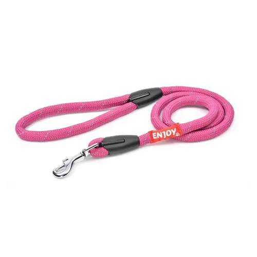 Lesa sport, roz inchis, reflectorizanta, lungime 120 cm x latime 1.3 cm