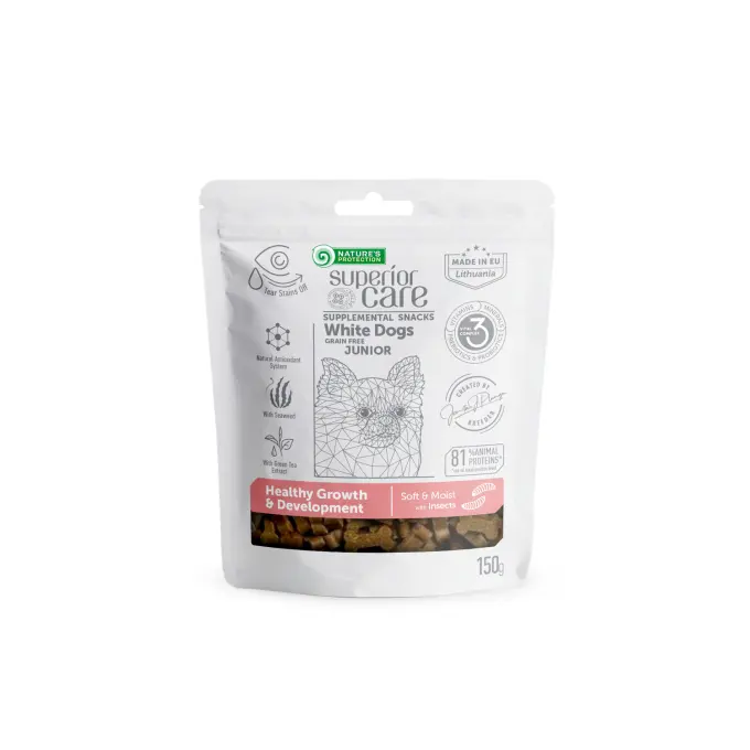 Gustari pentru caini juniori, Nature's Protection, 150 g