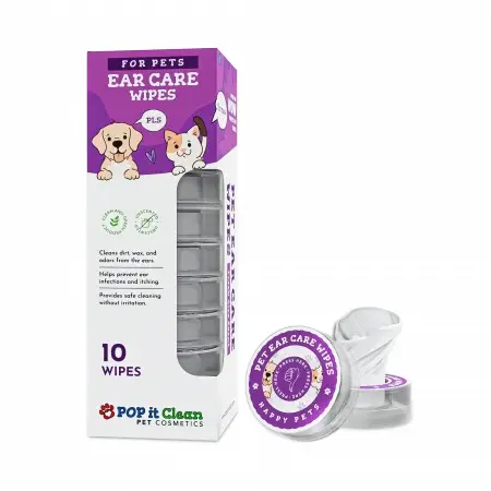 Pop It Clean Servetele Umede pentru Ingrijirea Urechilor