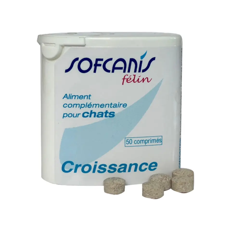 SOFCANIS Croissance, supliment sistem osos pisici junior, comprimate