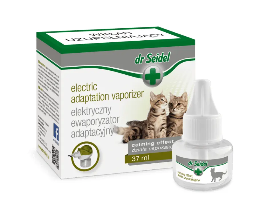Rezerva Vaporizator pentru sprijin comportamental, stres&anxietate, la pisici, Dr. Seidel, 37 ml