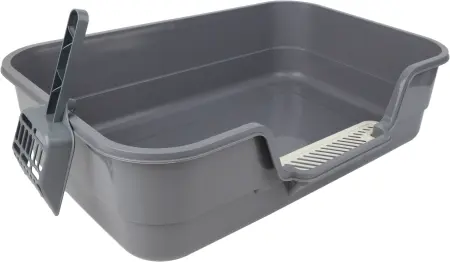 Pawise LG Low Entry Litieră pentru pisici: 60x43x16 cm