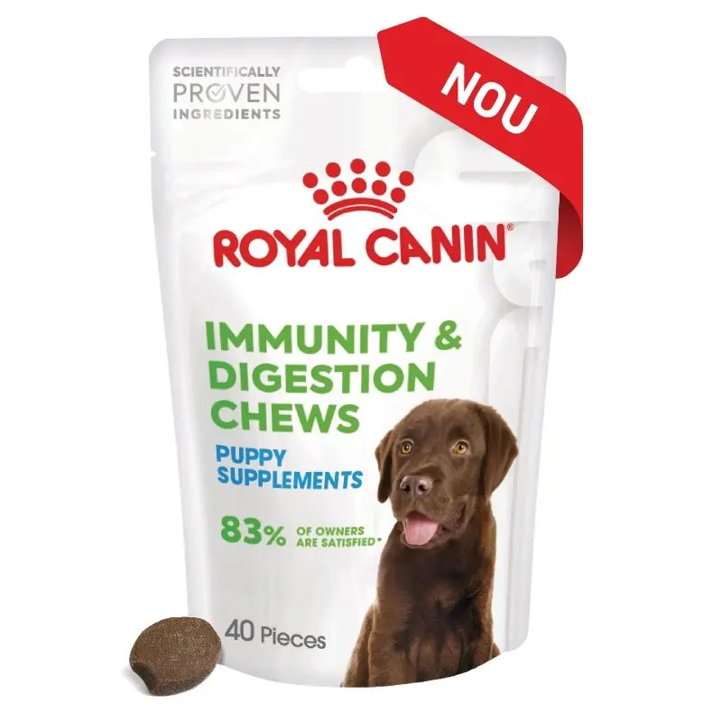 ROYAL CANIN Suplimente, Immunity and Digestion Chews, Puppy, 100 g