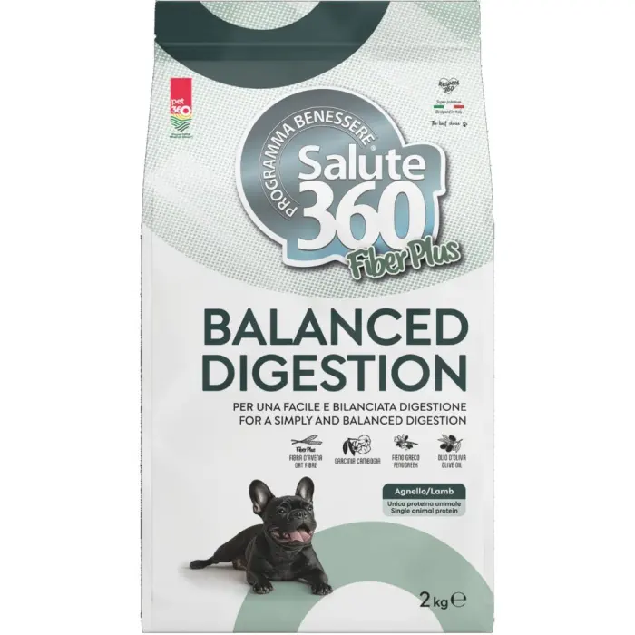 Hrana uscata pentru caini Salute 360 Fiber Plus Balanced Digestion 2 kg