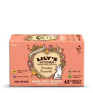 Lilys Kitchen Cat Tasty Cuts Mixed Multipack 8 x 85 g