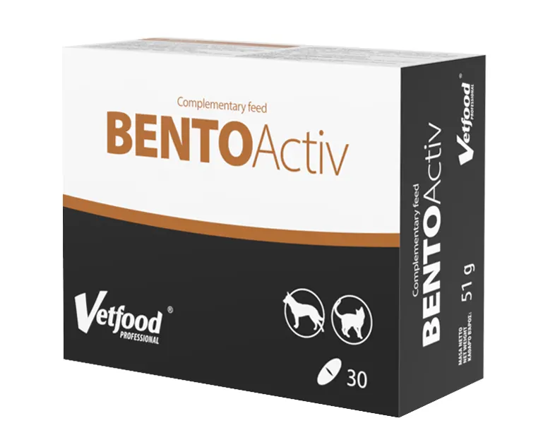 Supliment gastrointestinal, VetFood, BentoActiv, 30 tablete