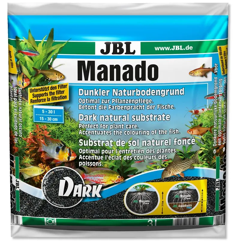 JBL Substrat Decorativ Manado Dark 3 L
