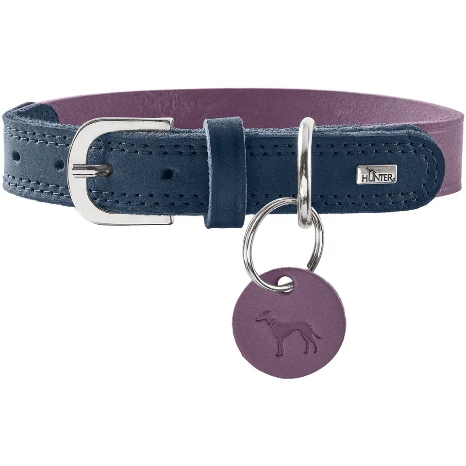 Hunter Zgarda Lemvig din Piele Naturala pentru Caini M-L 60 Cm
