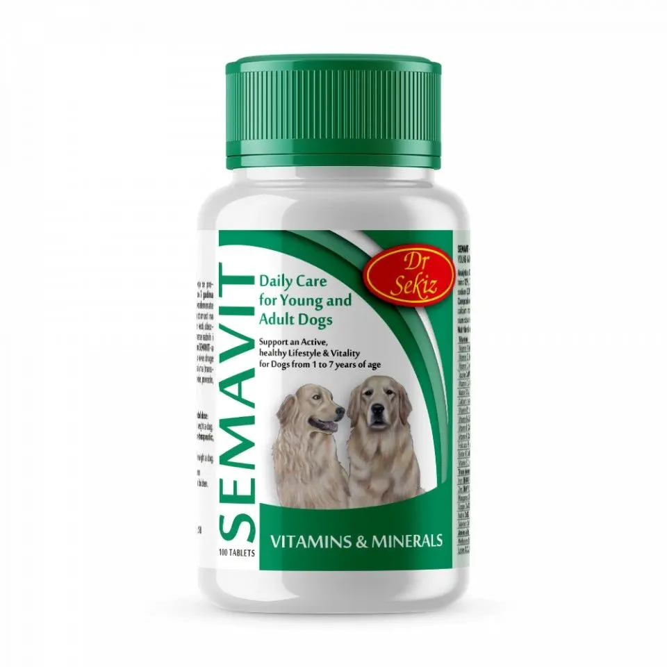 Supliment alimentar, Caini, Semavit, 100 tablete/ 100 g
