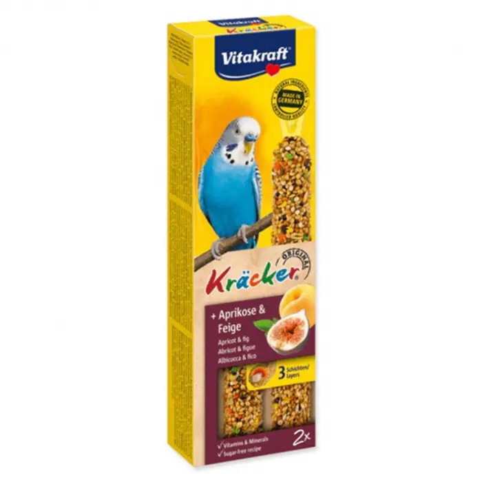 Batoane pentru perusi Vitakraft cu caise smochine 2 buc