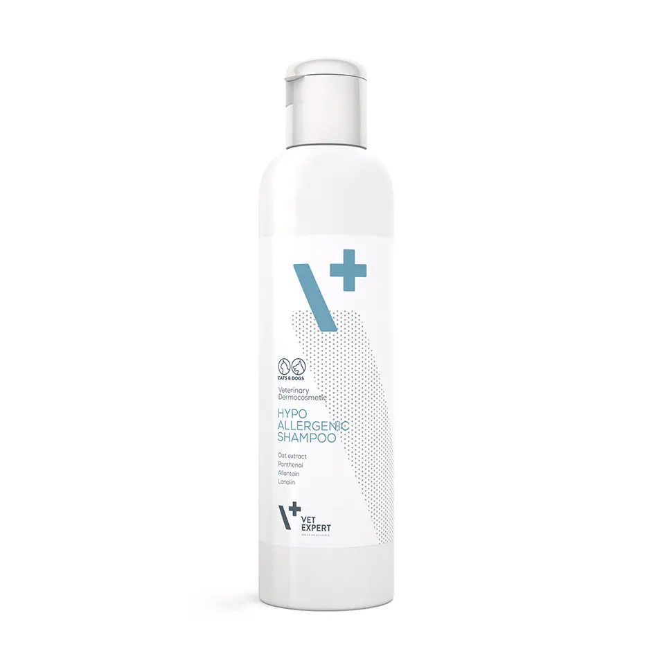 Sampon dermatocosmetic pentru animale cu piele sensibila Vet Expert Hypoalergenic, 250 ml
