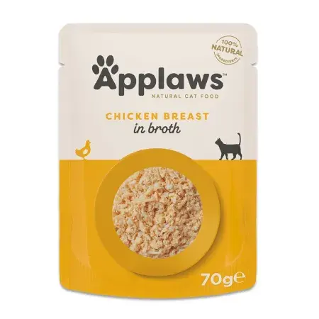 Hrana umeda pentru pisici Applaws Supa cu pui 70 gr