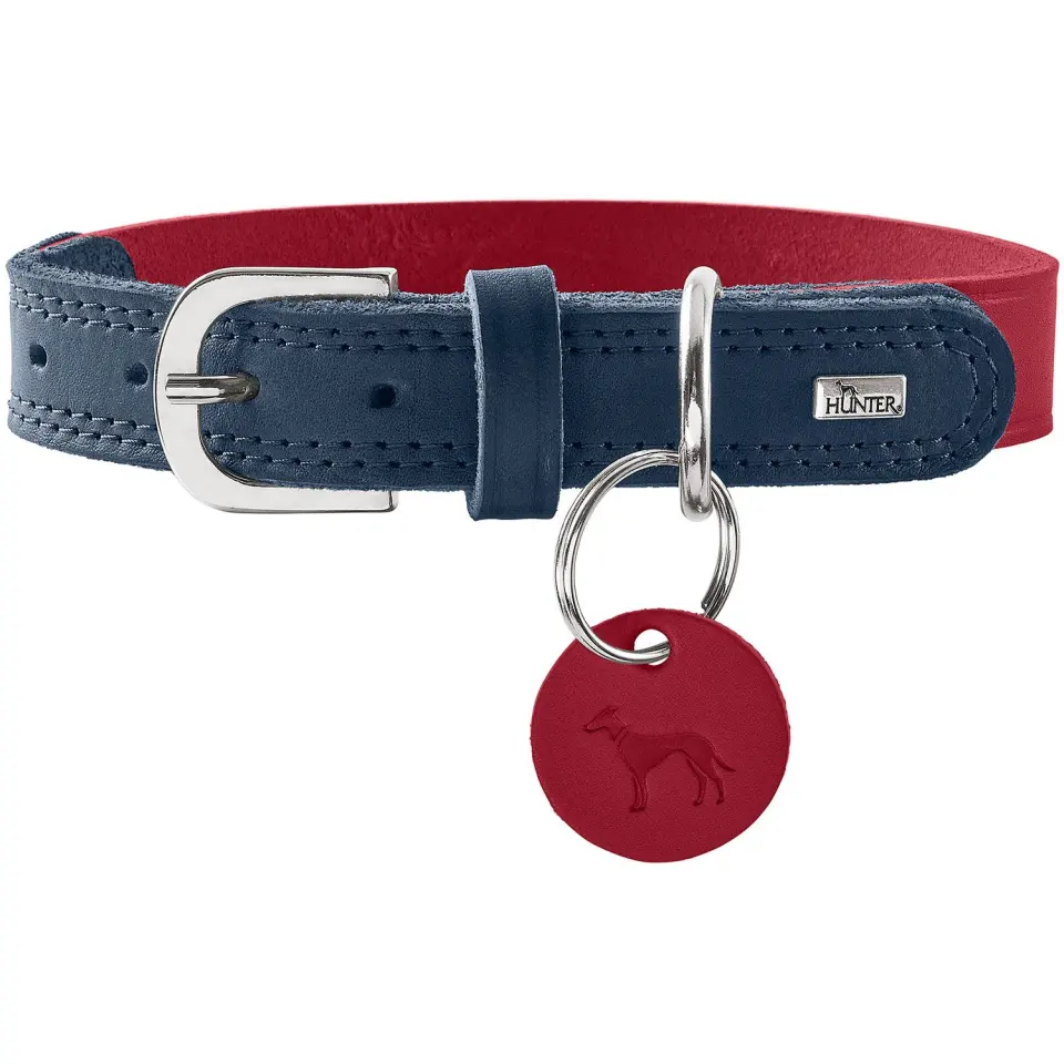 Hunter Zgarda Lemvig din Piele Naturala pentru Caini M-L 60 Cm