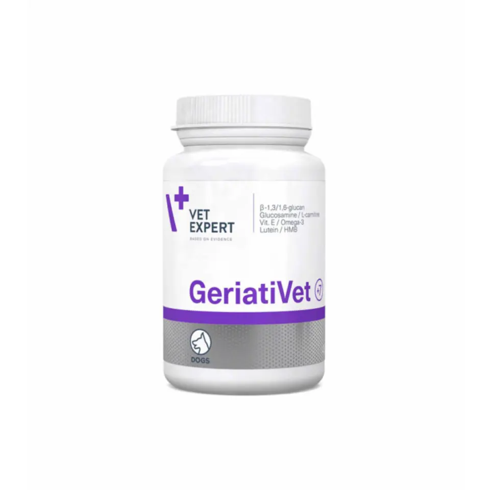 VET EXPERT GeriatiVet +7, multivitamine câini senior, comprimate