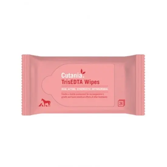 Cutania TrisEDTA Wipes, VetNova, 24 buc