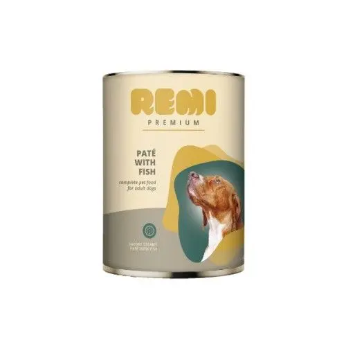 Hrana Umeda Caini, Remi Premium Pate cu Peste, 400 g