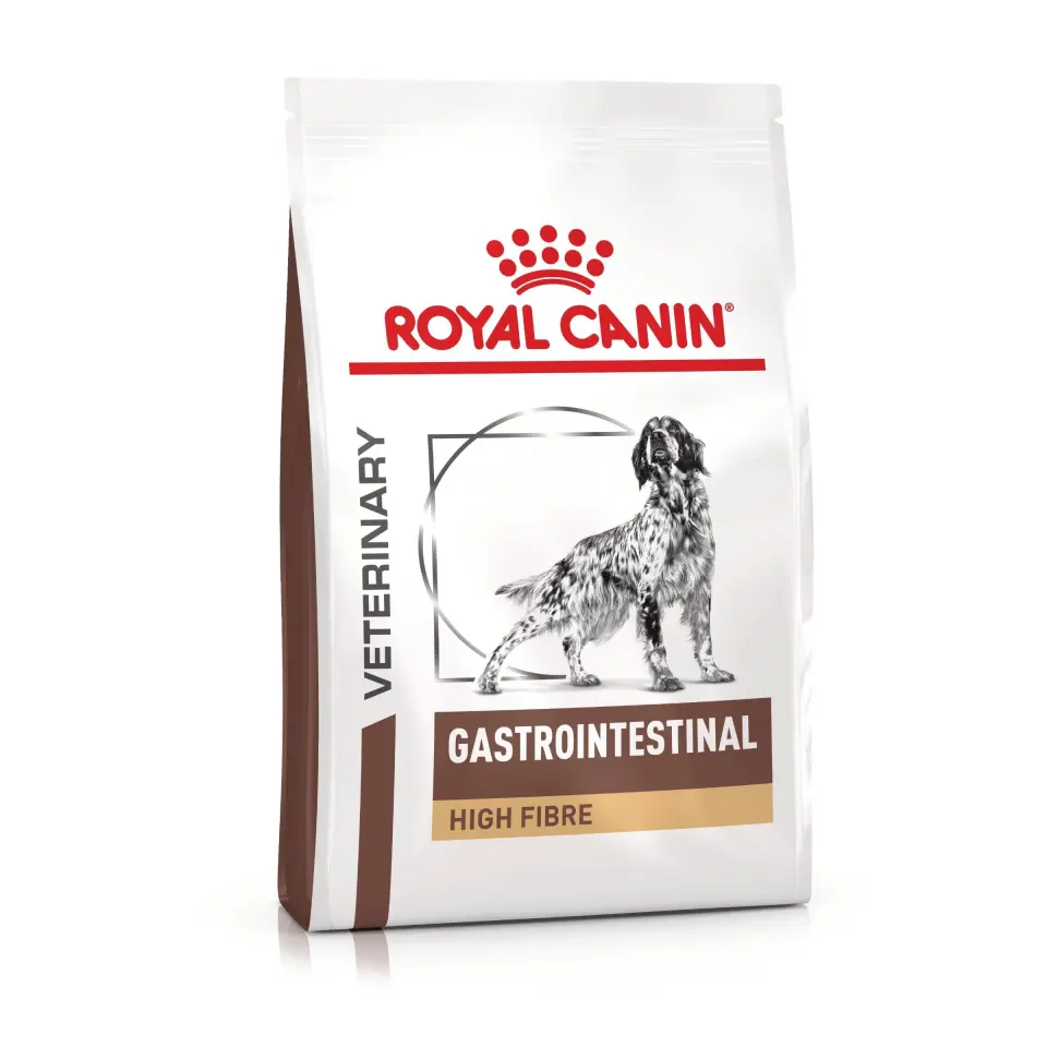 ROYAL CANIN Gastrointestinal High Fibre, XS-XL, dieta veterinara, hrana uscata caini, sistem digestiv, 7.5 kg