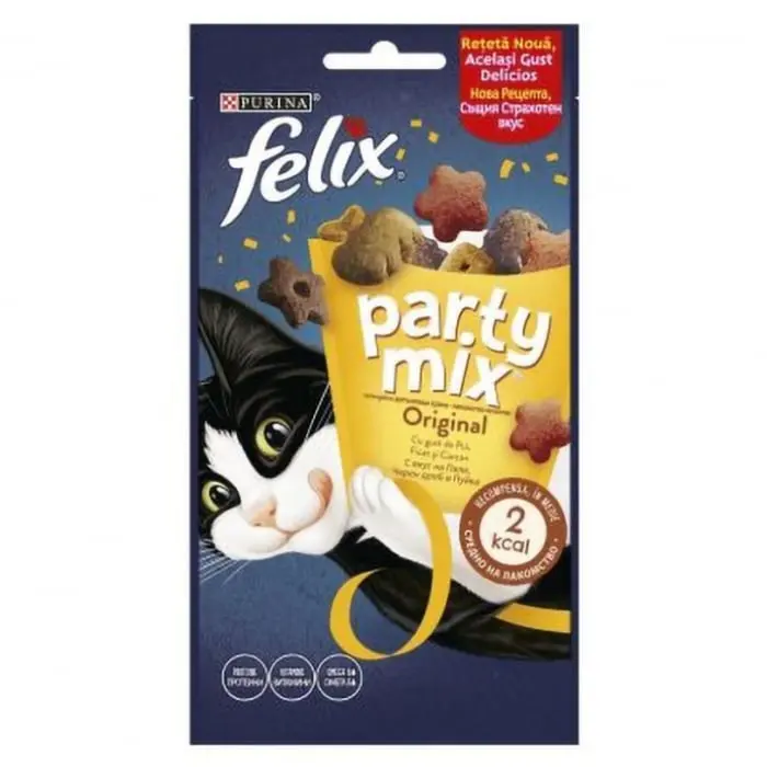 Recompense pentru pisici Felix Party Mix Original Mix 60 gr